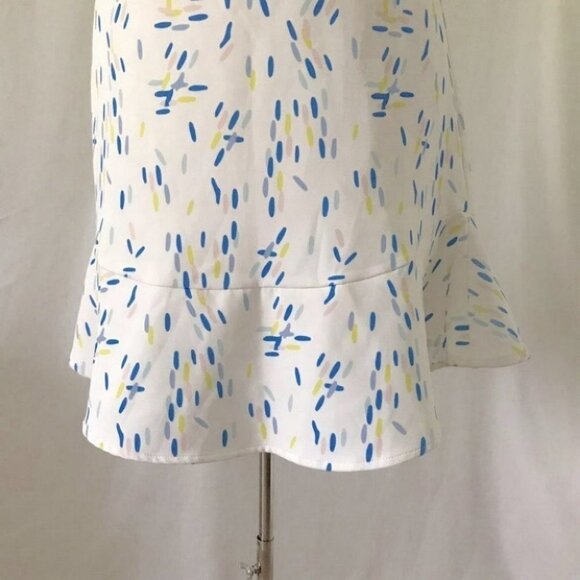 Aqua Ruffled Sprinkle print Strapless ruffle Dress size XS New with tags - Picture 6 of 9